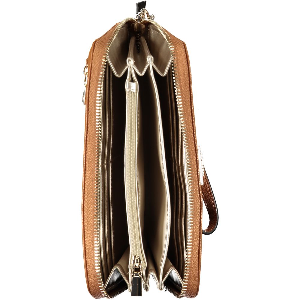Guess Jeans Marrone Polyurethane Women Wallet