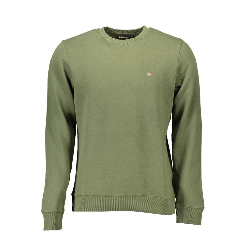 Napapijri Green Cotton Sweatshirt
