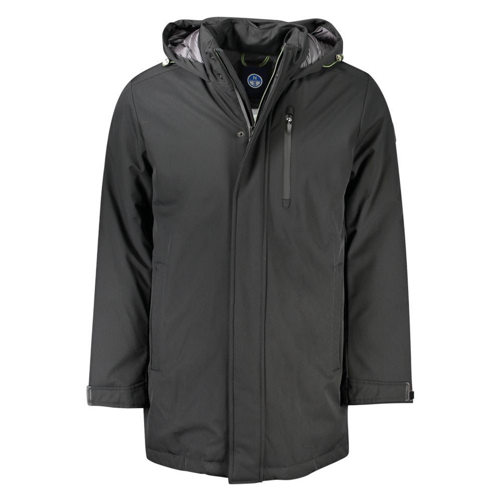 Ανδρικό μπουφάν North Sails Black Polyester