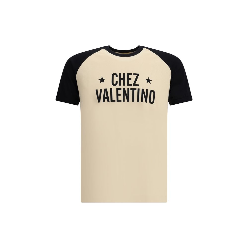 Valentino Beige Cotton T-Shirt