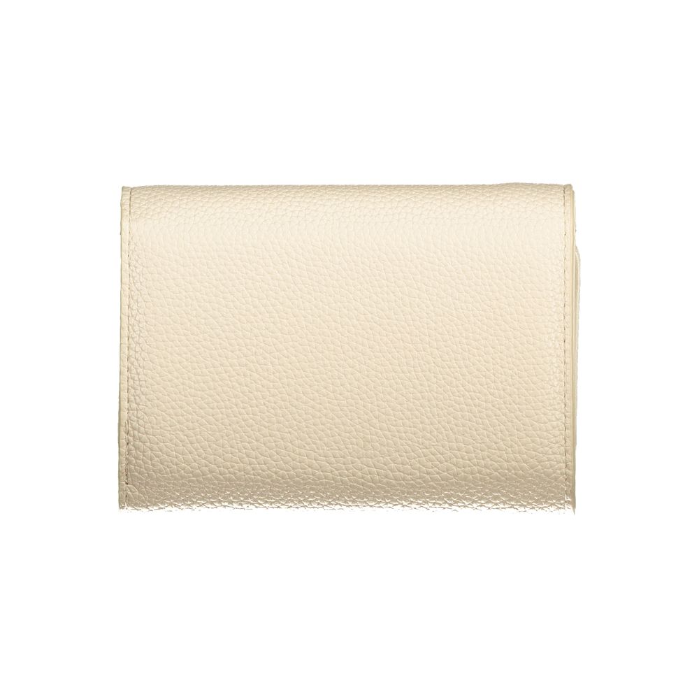 Mario Valentino Beige Polyurethane Women Wallet