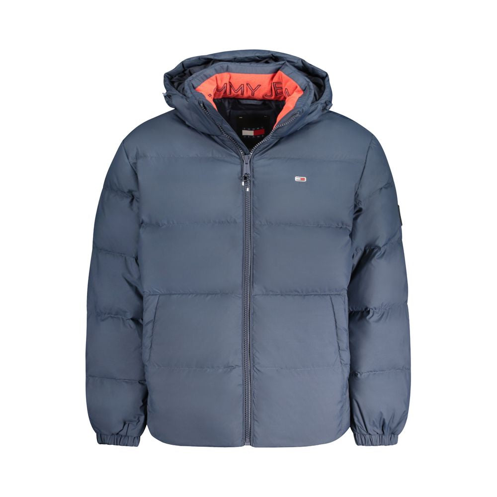 Tommy Hilfiger Blue Polyester Shell Jacket