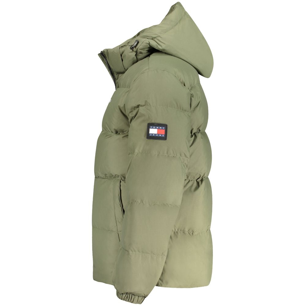 Ανδρικό μπουφάν Tommy Hilfiger Green Polyester