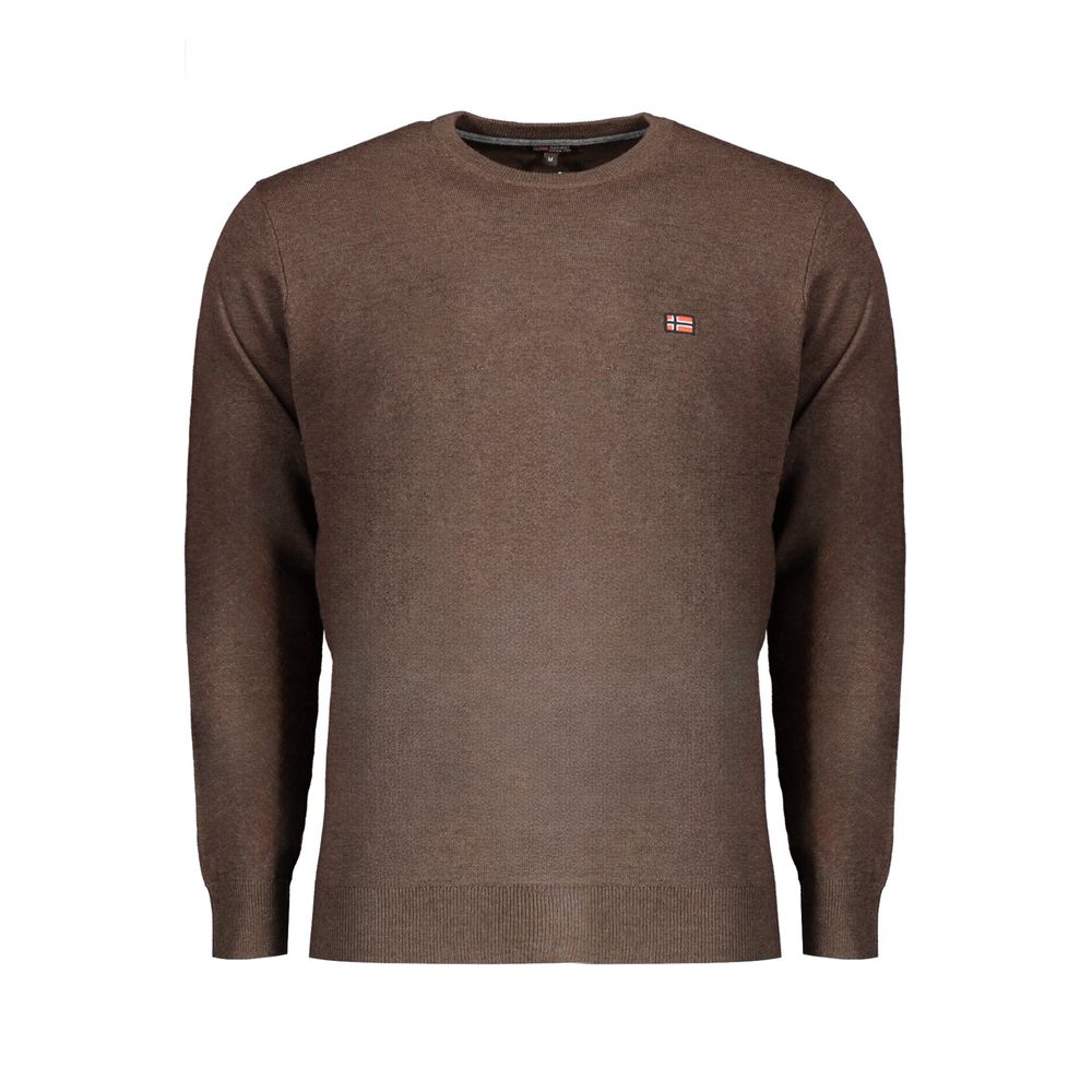 Norway 1963 Brown Wool Ανδρικό πουλόβερ