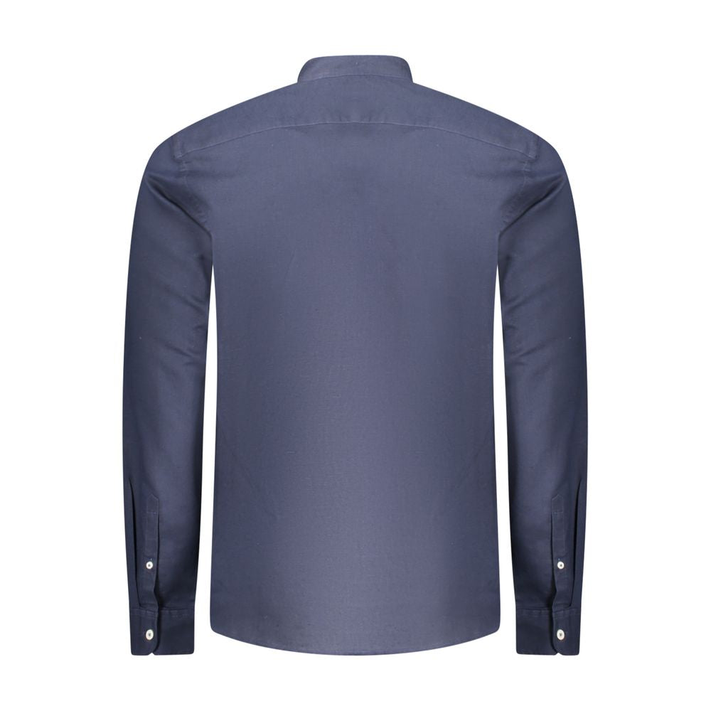Timberland Blue Linen Men Shirt