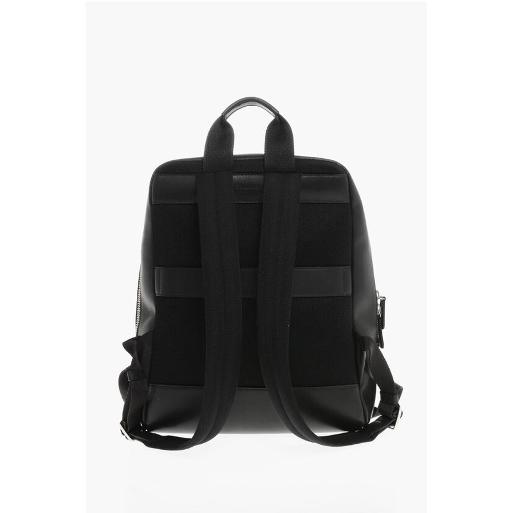 Dsquared² Leather Backpack with Embossed Logo