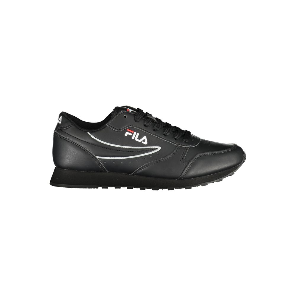 Fila Black Polyethylene Athletic Sneakers