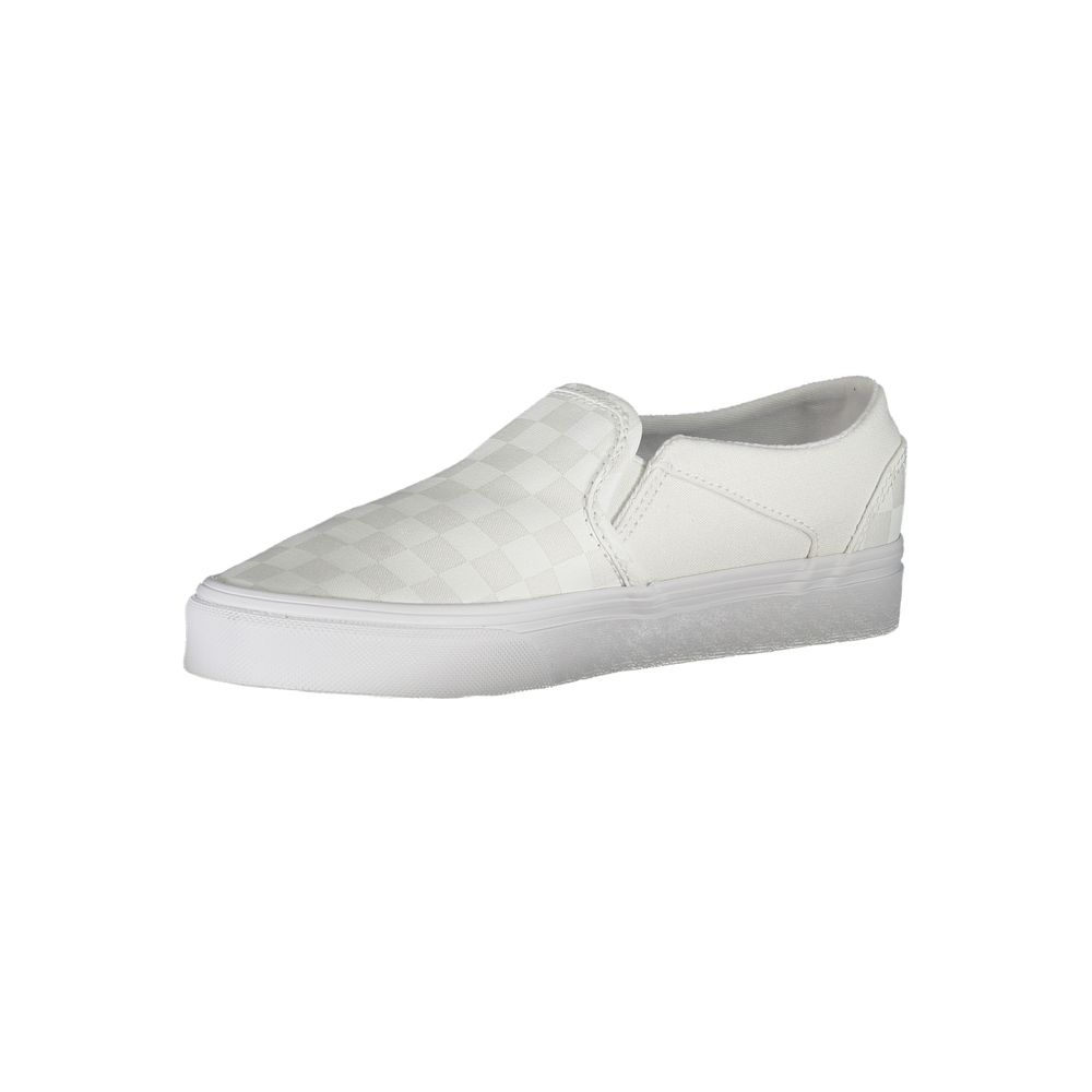 Vans White Polyester Low Top Sneakers