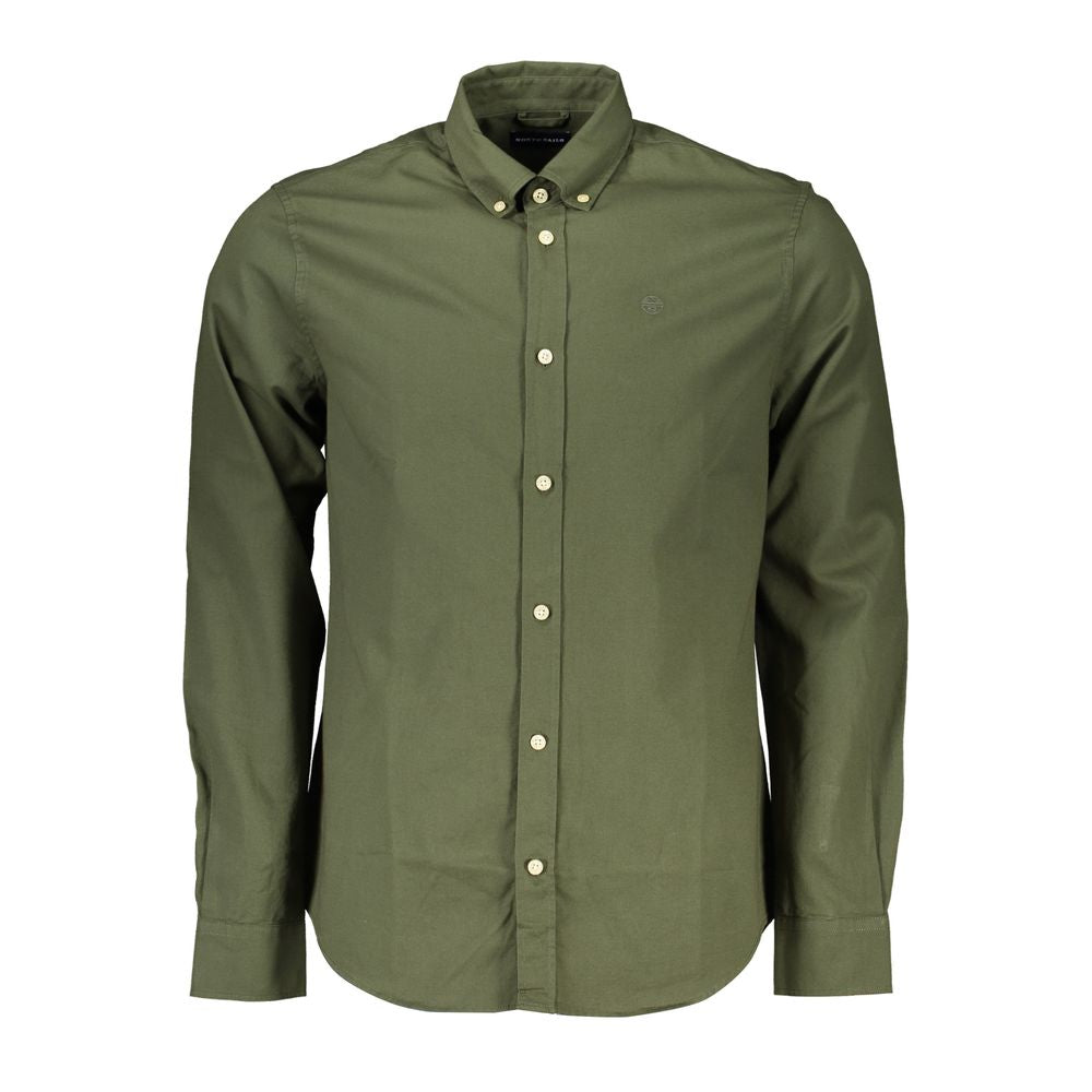 North Sails Verde Cotton Men Shirt