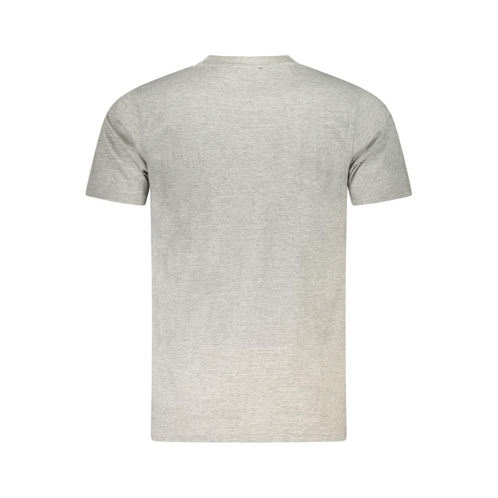 Cavalli Class Gray Cotton Men T-Shirt