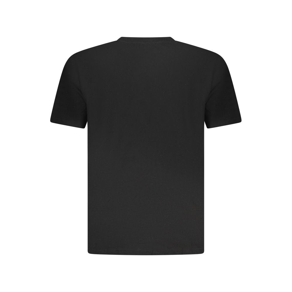 Cavalli Class Black Cotton Men T-Shirt