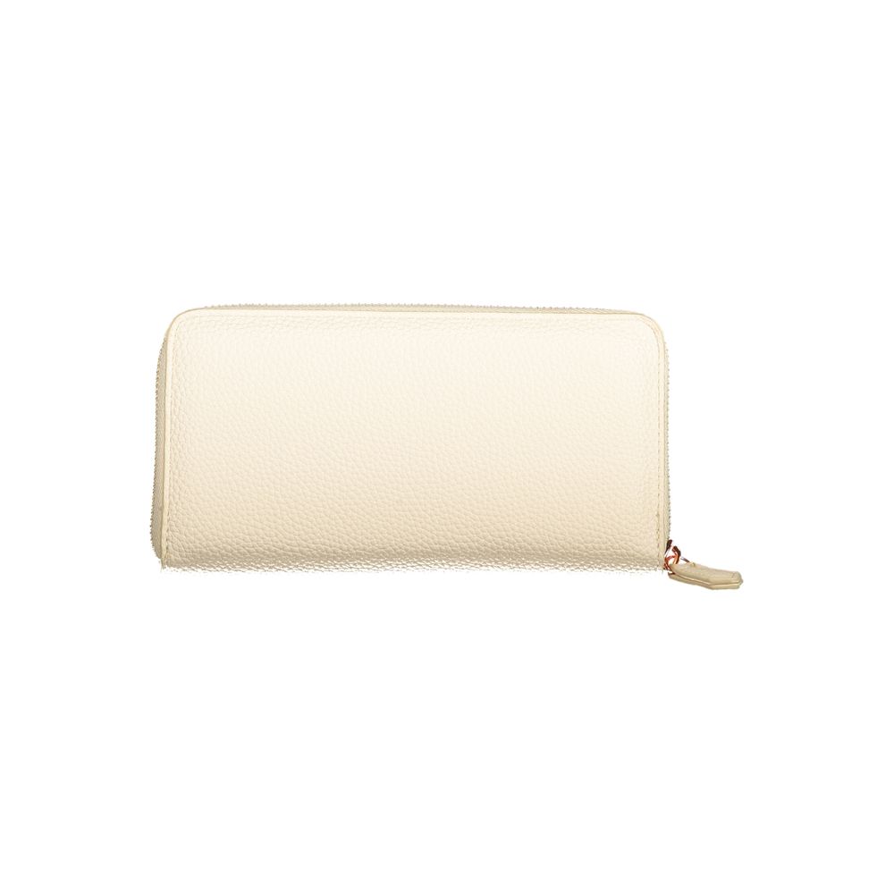 Mario Valentino Beige Polyurethane Women Wallet