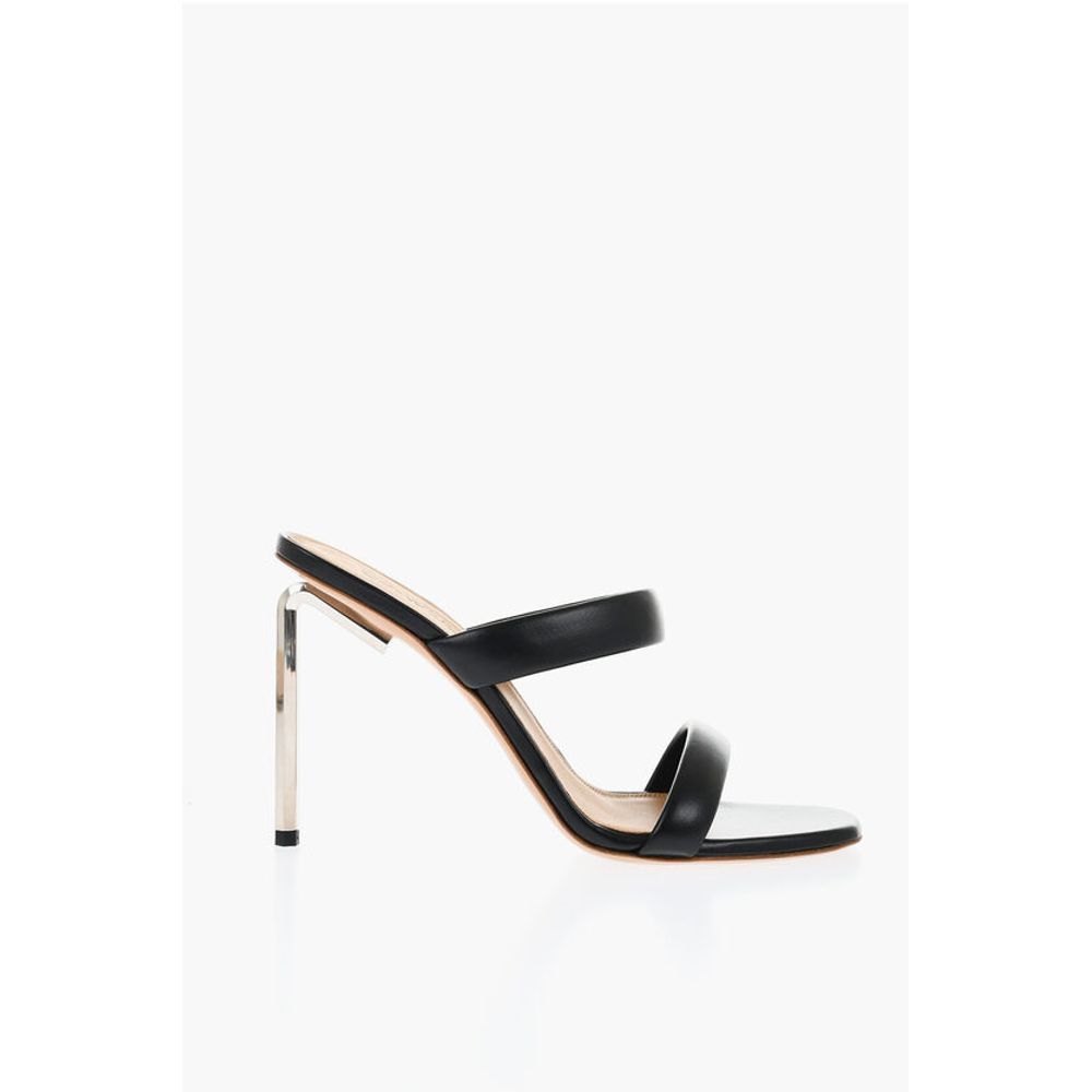 Off-White Leather ALLEN Sandals With Heel 11 cm