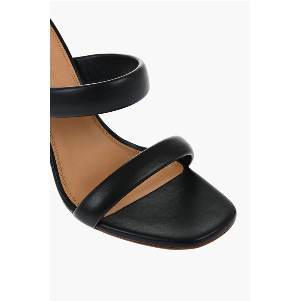 Off-White Leather ALLEN Sandals With Heel 11 cm