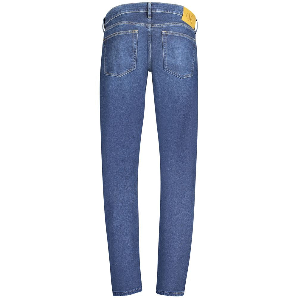 Calvin Klein Blue Cotton Ανδρικά Jean