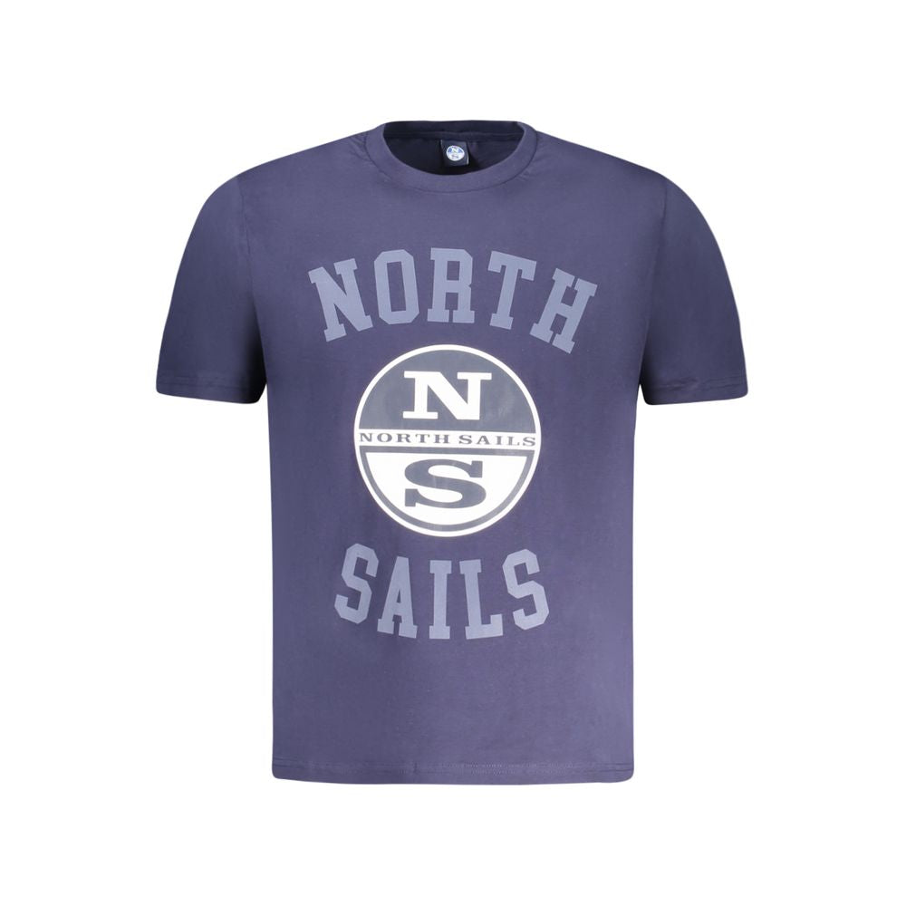 North Sails Blue Cotton Men's T-Shirt