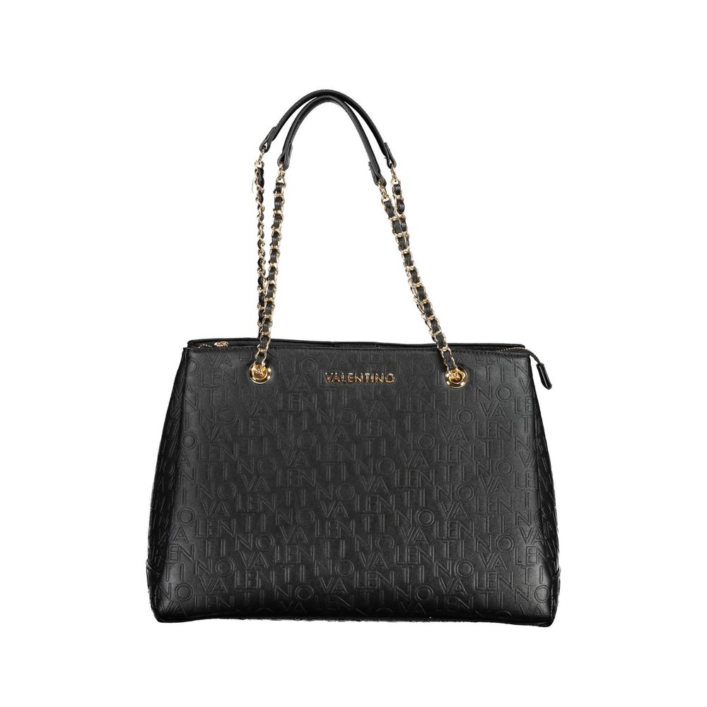 Mario Valentino Black Polyethylene Women Handbag