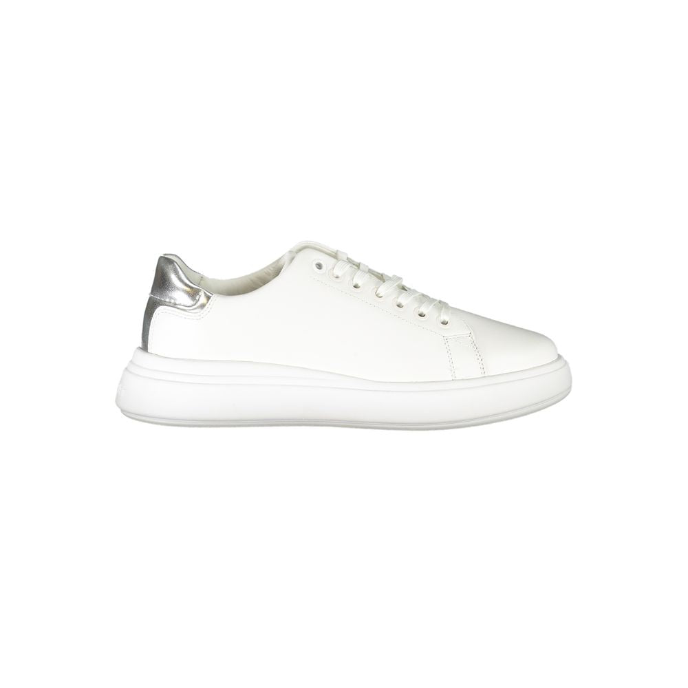 Calvin Klein Bianco Leather Women Sneaker