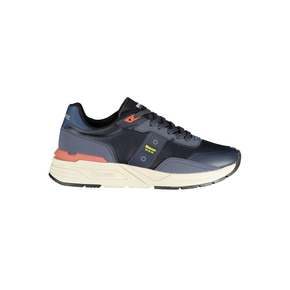 Blauer Blue Polyester Athletic Sneakers