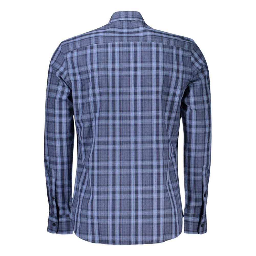 North Sails Blue Cotton Pattern Shirt