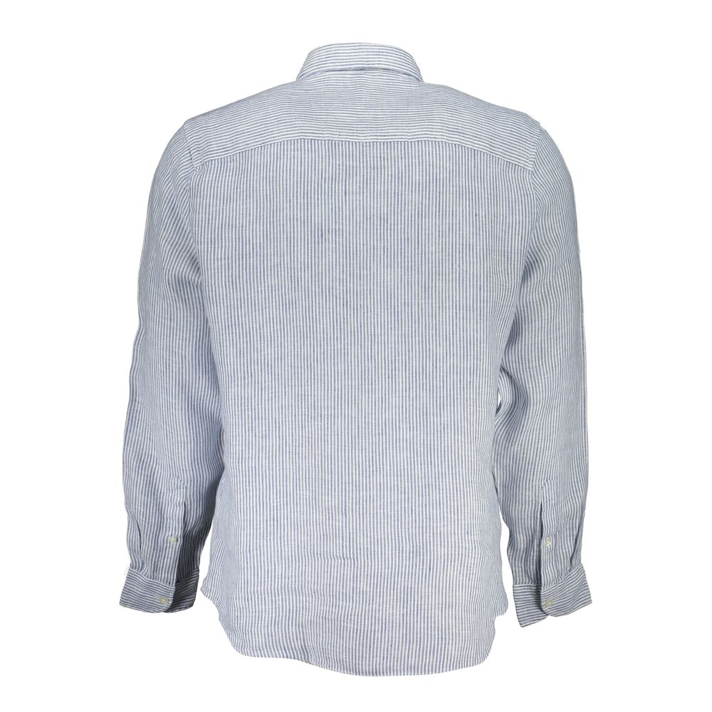 North Sails Blue Linen Pattern Shirt