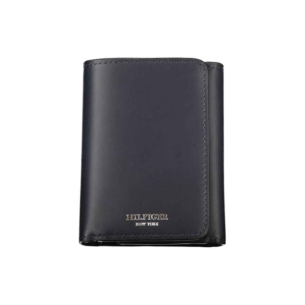 Tommy Hilfiger Blue Leather Men Wallet