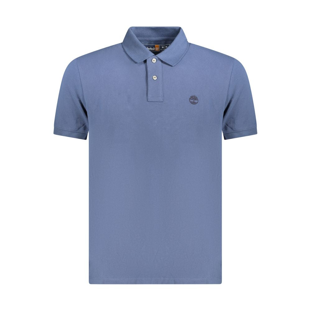 Timberland Blu Cotton Men Polo
