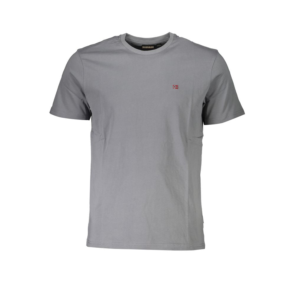 Napapijri Brown Cotton Men T-Shirt