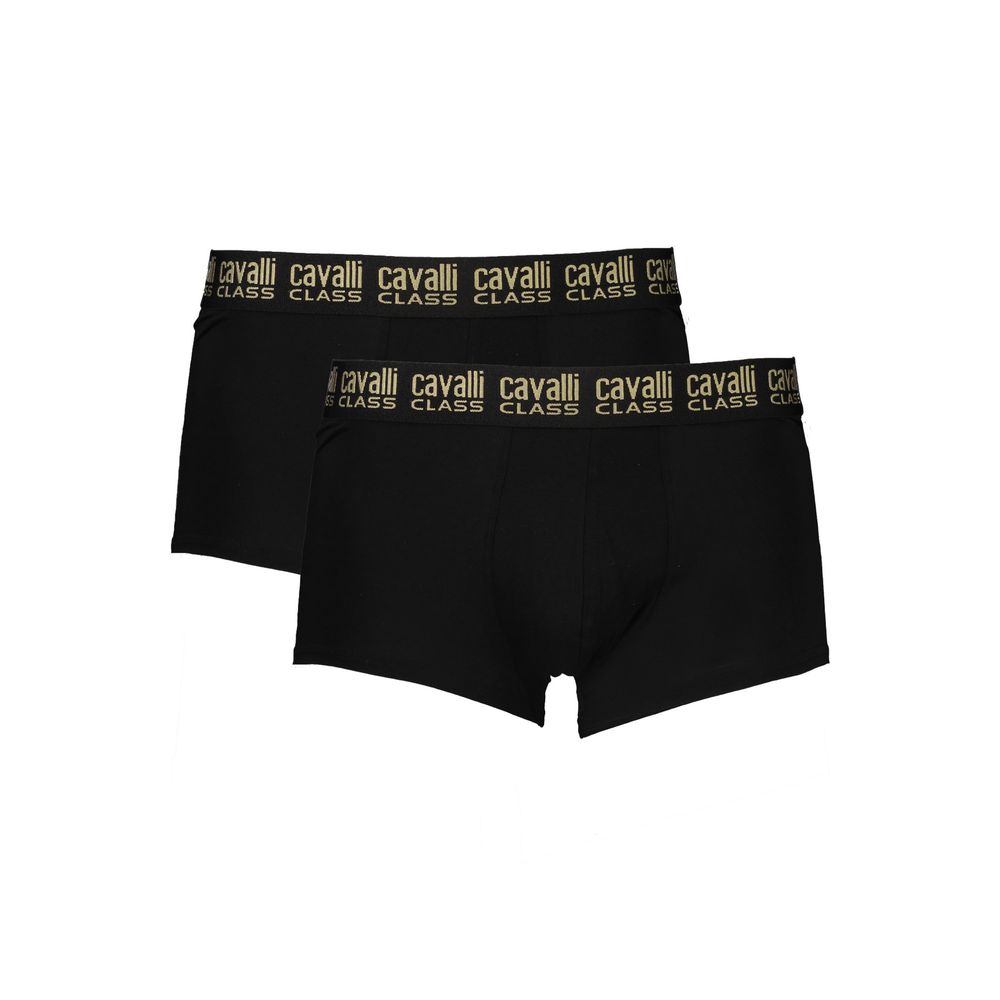 Cavalli Class Black Cotton Boxers