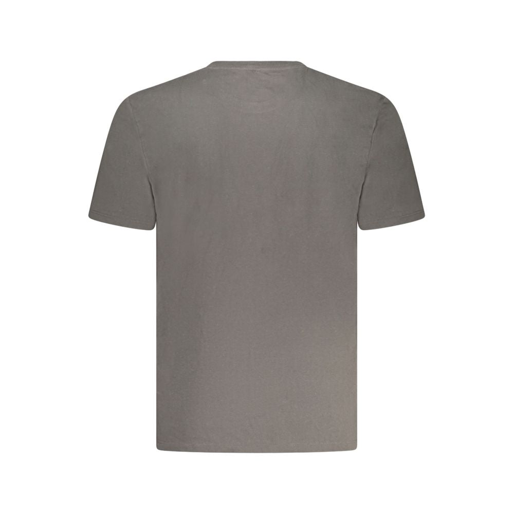 Wrangler Black Cotton Men T-Shirt
