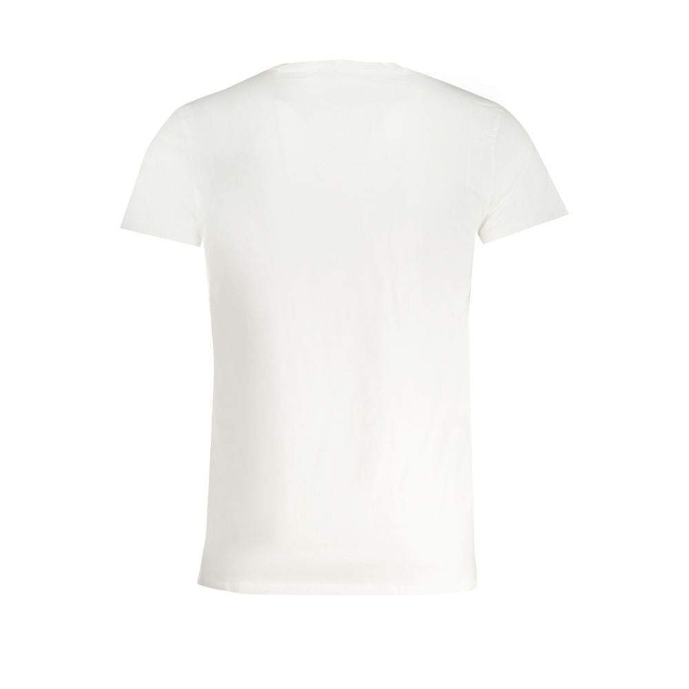 Trussardi Bianco Cotton Men T-Shirt