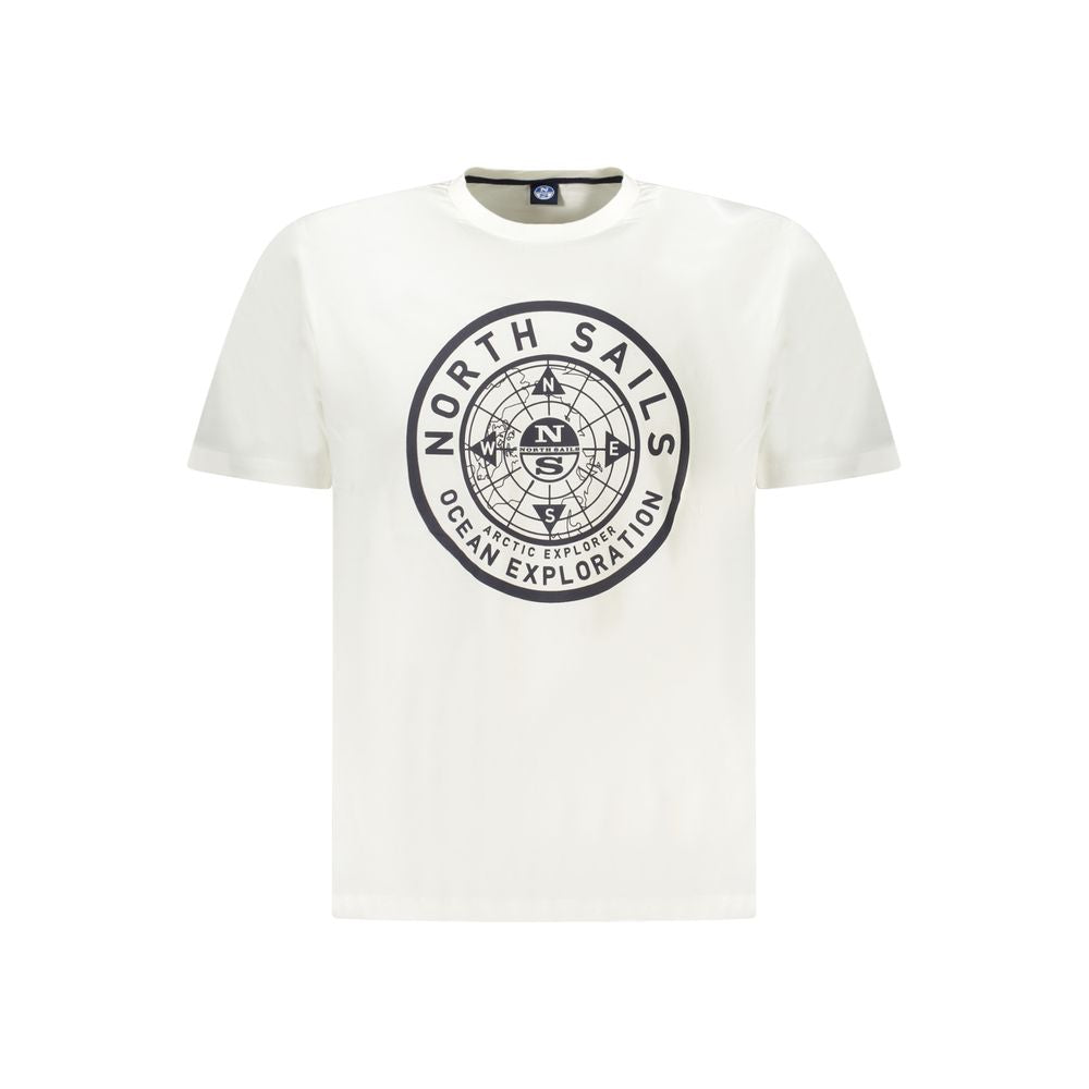 Ανδρικό μπλουζάκι North Sails White Cotton