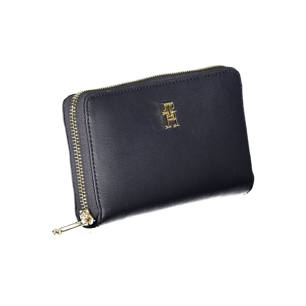 Tommy Hilfiger Blue Polyurethane Women Wallet