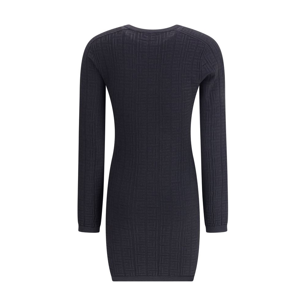 Balmain Black Viscose Casual Dress