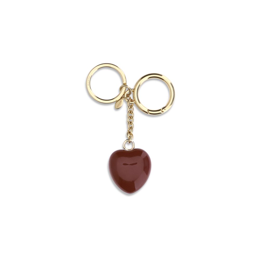 Valentino Garavani Bordeaux Metal Keychain