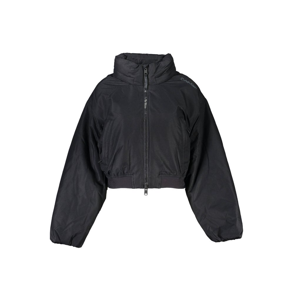 Calvin Klein Black Polyester Shell Jacket