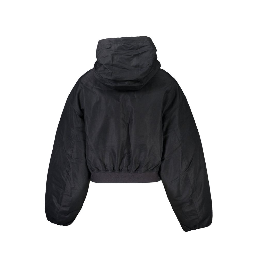 Calvin Klein Black Polyester Shell Jacket