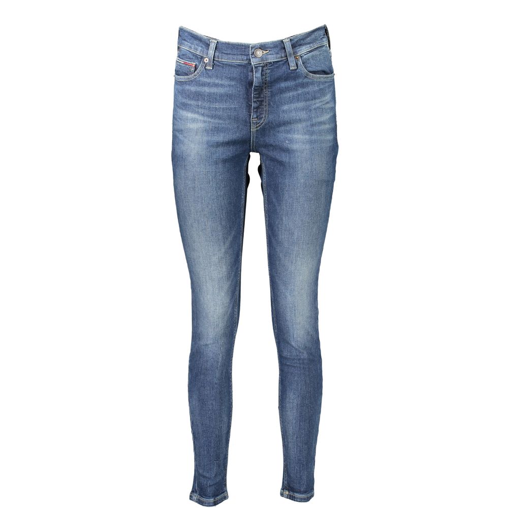 Tommy Hilfiger Blue Cotton Skinny Jeans
