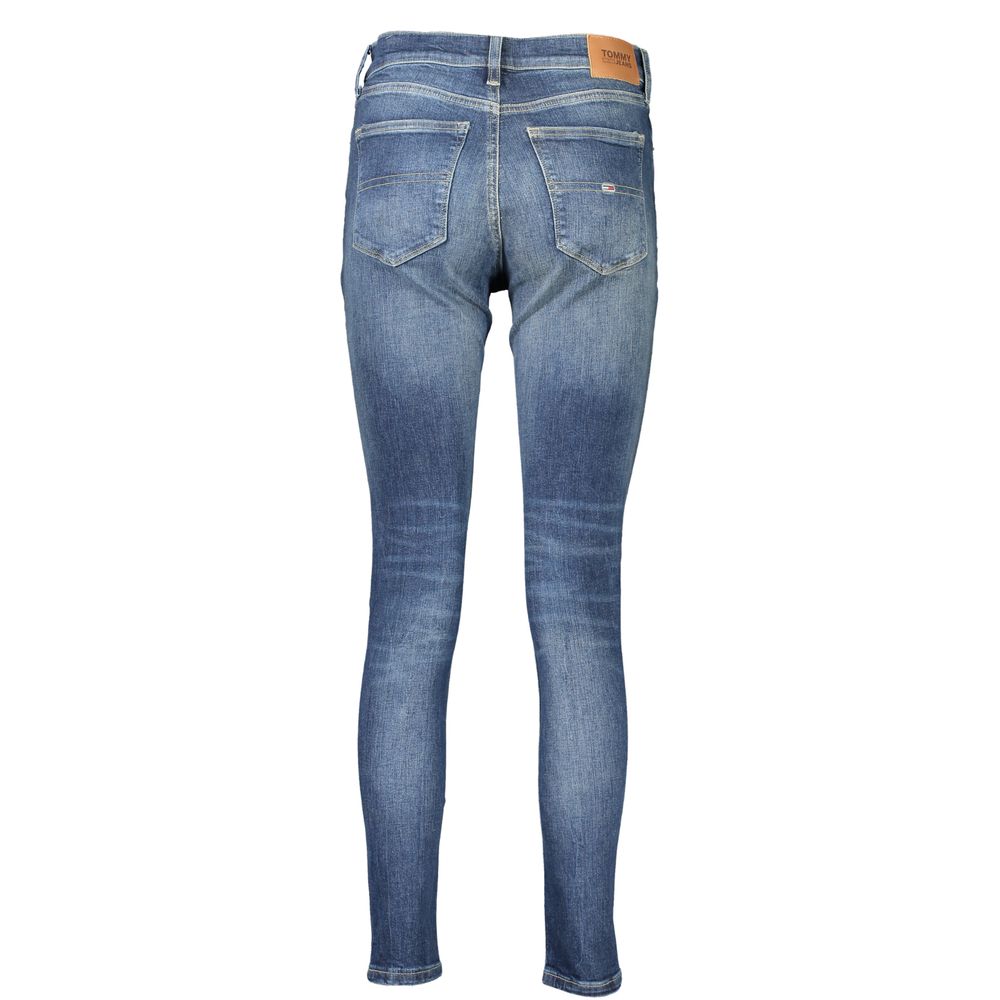 Tommy Hilfiger Blue Cotton Skinny Jeans