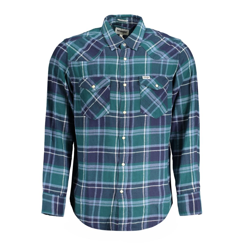 Wrangler Green Denim Shirt