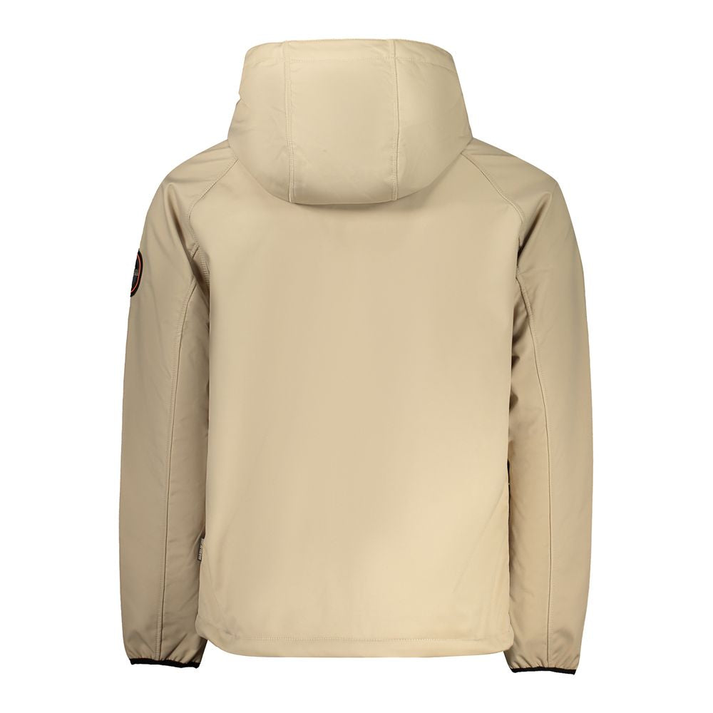 Napapijri Beige Polyester Shell Jacket
