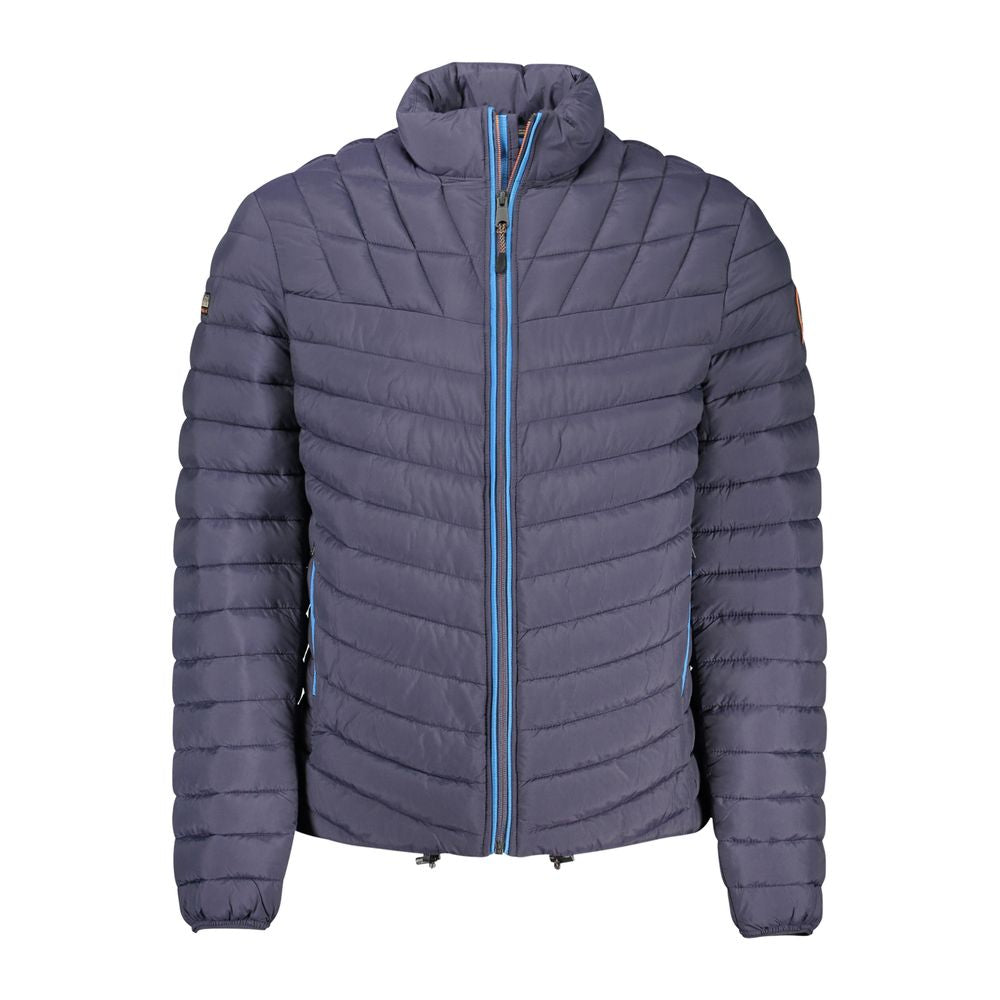 Napapijri Blue Polyamide Jackets And Coat
