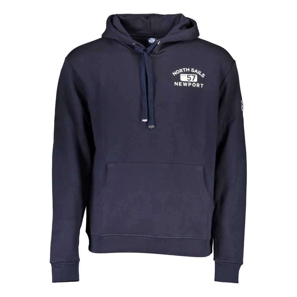 North Sails Blue Cotton Men's Sweatshirt