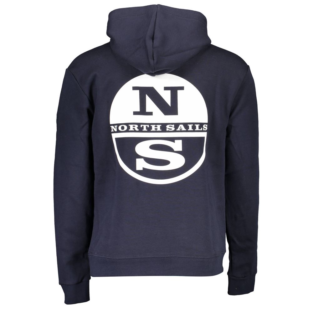 North Sails Blue Cotton Men's Sweatshirt
