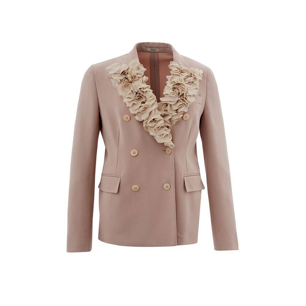 Lardini Gray Polyester Coat