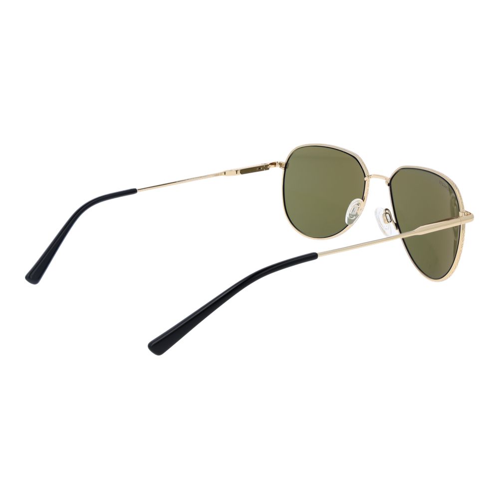 Serengeti Gold Plastic Sunglasses