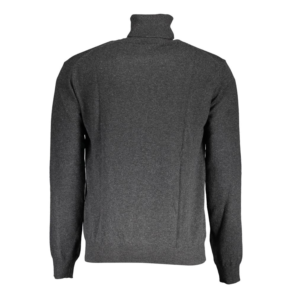 La Martina Nero Wool Mens Sweater