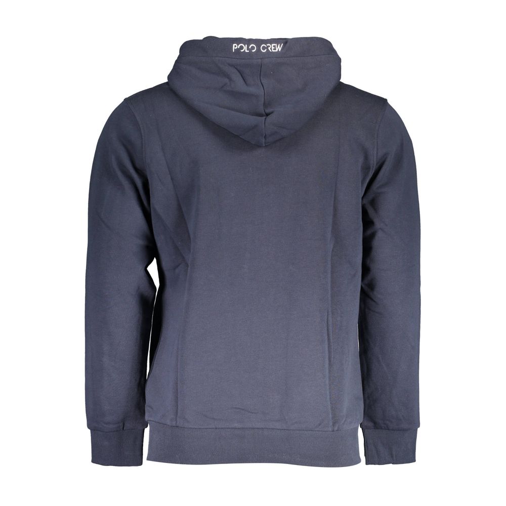 La Martina Blue Cotton Sweater