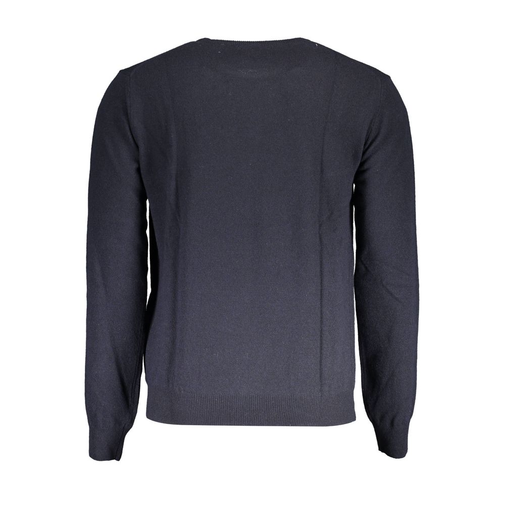 La Martina Blue Wool Sweatshirt