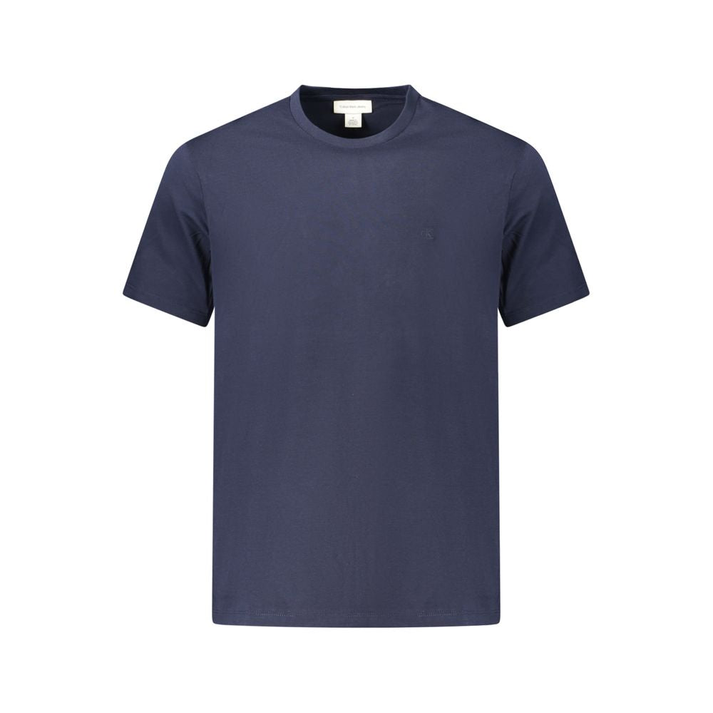 Calvin Klein Blue Cotton Men T-Shirt